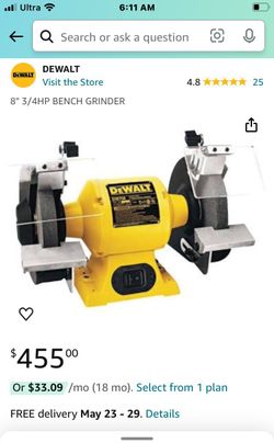 DeWalt Bench Grinder
