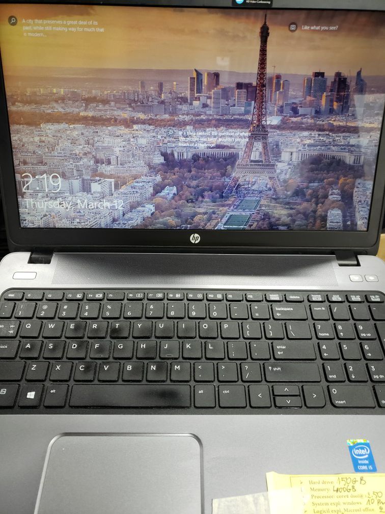 HP Probook 450 G1 15.6 Inch Grey Core i5 Notebook/Laptop 8GB 256GB SSD