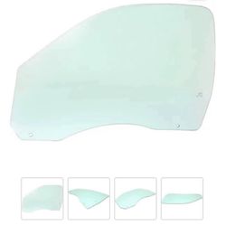 REPLACEMENT Front, Driver Side Door Glass, Clear, Replaces NAGS No. DD11590 GTNN, Regular Cab, New