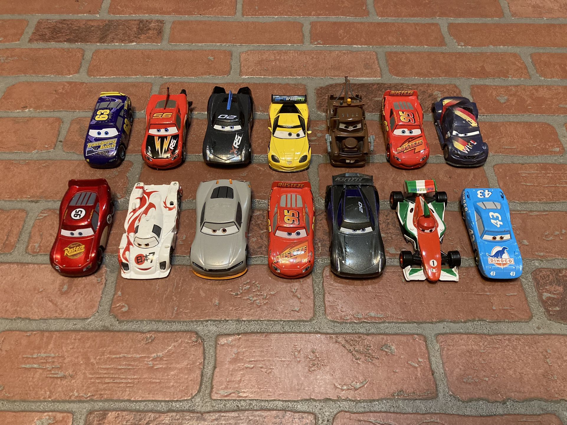 Disney CARS Metal Toy Lot