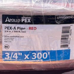 PEX-A pipe 300’ Foot Rolls 2 Available $100