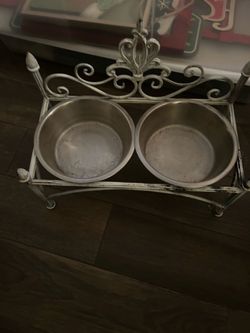 Shabby Chic pet bowl