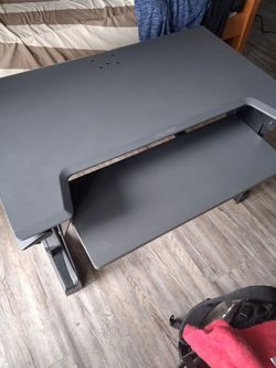Ergotron 33-406-085 WorkFit-TL Desktop Sit-Stand Workstation in Black