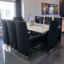 Marble Dining Room Set