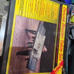 Deluxe Router Table Set 