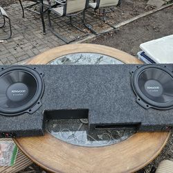 2 12 inch Kenwood excelon subs with box