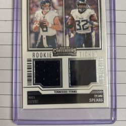 2023 Will Levis / Tyjae Spears .. Stetson Bennett Contenders Rookie Cards 