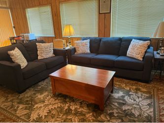 Navy Blue set of couches