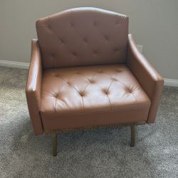 Brown Leather Chair 