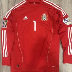 Authentic Original Adidas ClimaCool 2011 Gold Cup Mexico OCHOA JERSEY