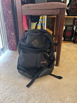 Jansport Black backpack ( Used)Free