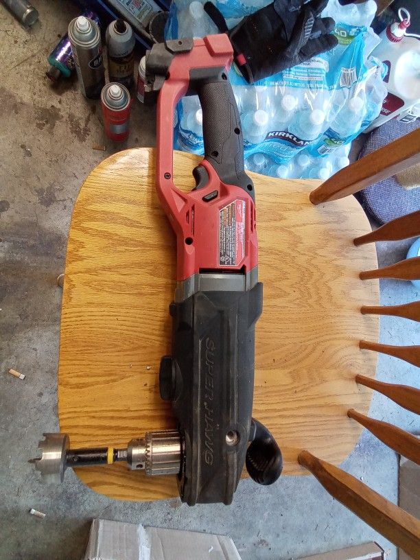 MILWAUKEE M18 SUPER HAWG Brushless Gen2 Right Angle Super Hawg Cordless Drill W/Bit