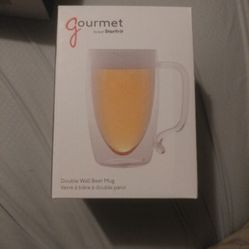 Double Walled Beer Glass