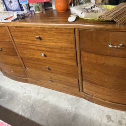 Antique Solid Wood Dresser with 2 Nights