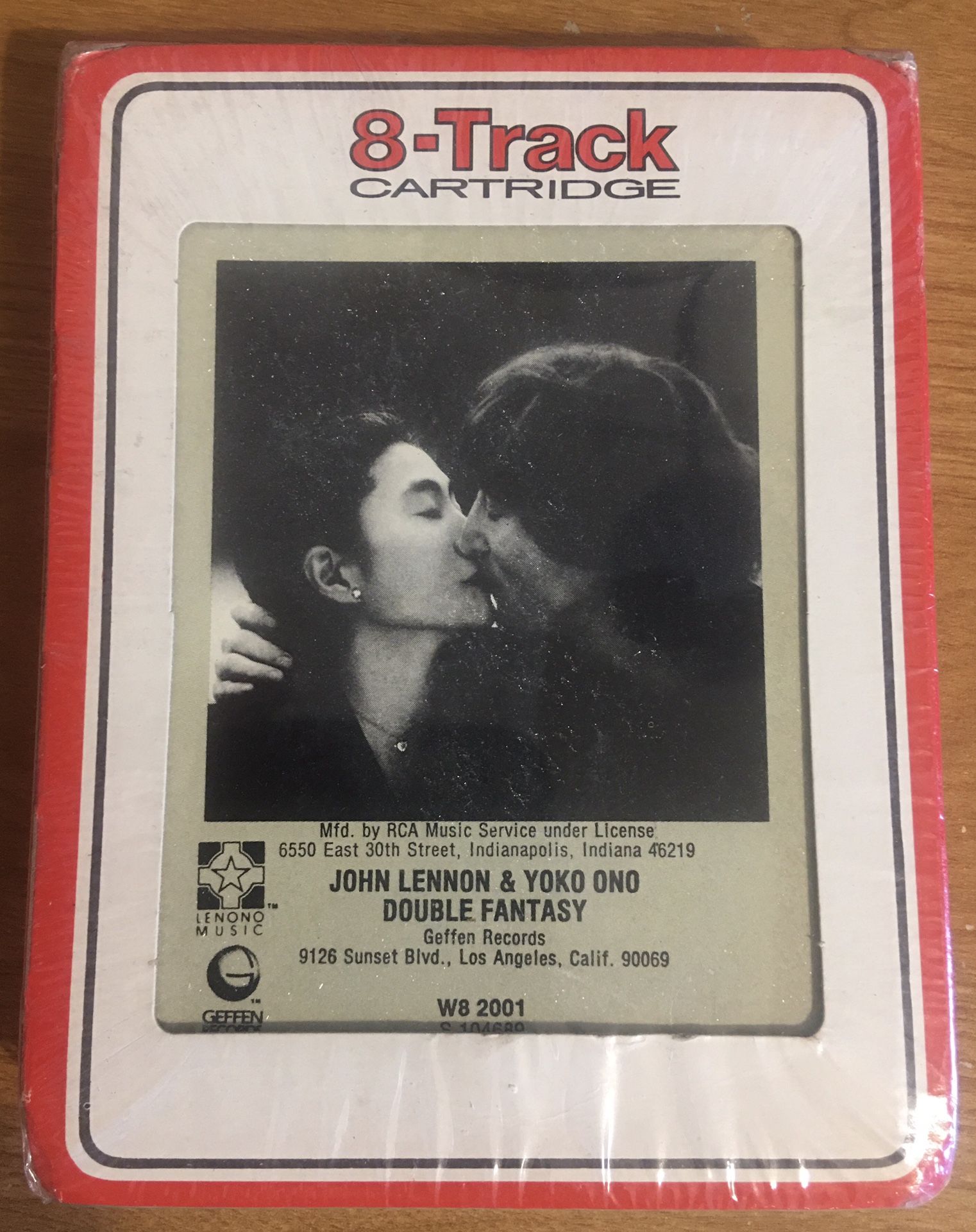 NEW Sealed 8 Track Tape John Lennon Yoko Ono Double Fantasy BEAUTIFUL CONDITION!