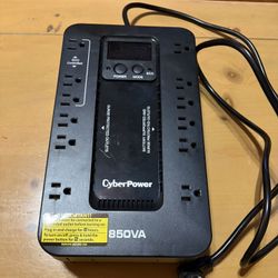 CyberPower EC850LCD UPS Battery Backup and Surge Protector