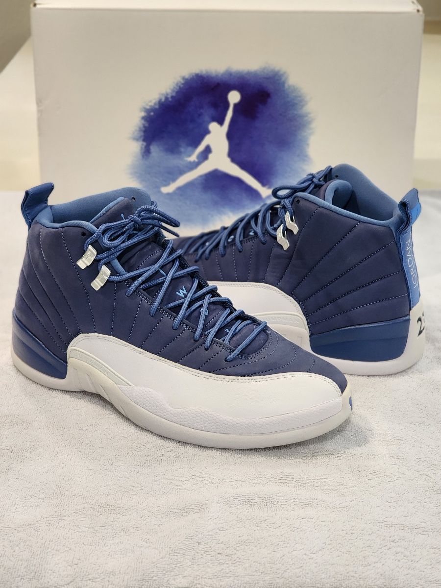 Nike Air Jordan 12 (XII), Indigo, Collectors Edition, US Size 12.5 Men’s , New-in-box, 100% Authentic 