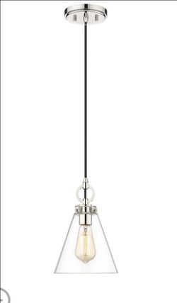 Harper by Z-Lite Polished Nickel 8 inch 1 Light Pendant
Z-Lite Harper Nickel Collection