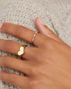 Diamond Solid Gold Ring From Gorjana