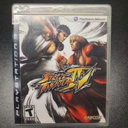 Street Fighter IV (Sony PlayStation 3, 2009) PS3 CIB Complete w/ Manual TESTED