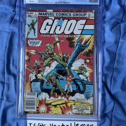 GI Joe A Real American Hero #1 CGC 8.5 1st app. GI Joe Newsstand