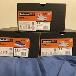 Timberland PRO Composite Toe Work Shoes – Size 8.5W – 3 Pairs!