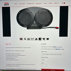Plex Audio 2.0 Marine Grade 400watt Speaker