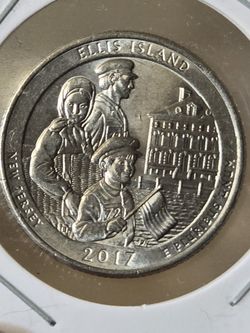 2017 Ellis Island Quarter Error