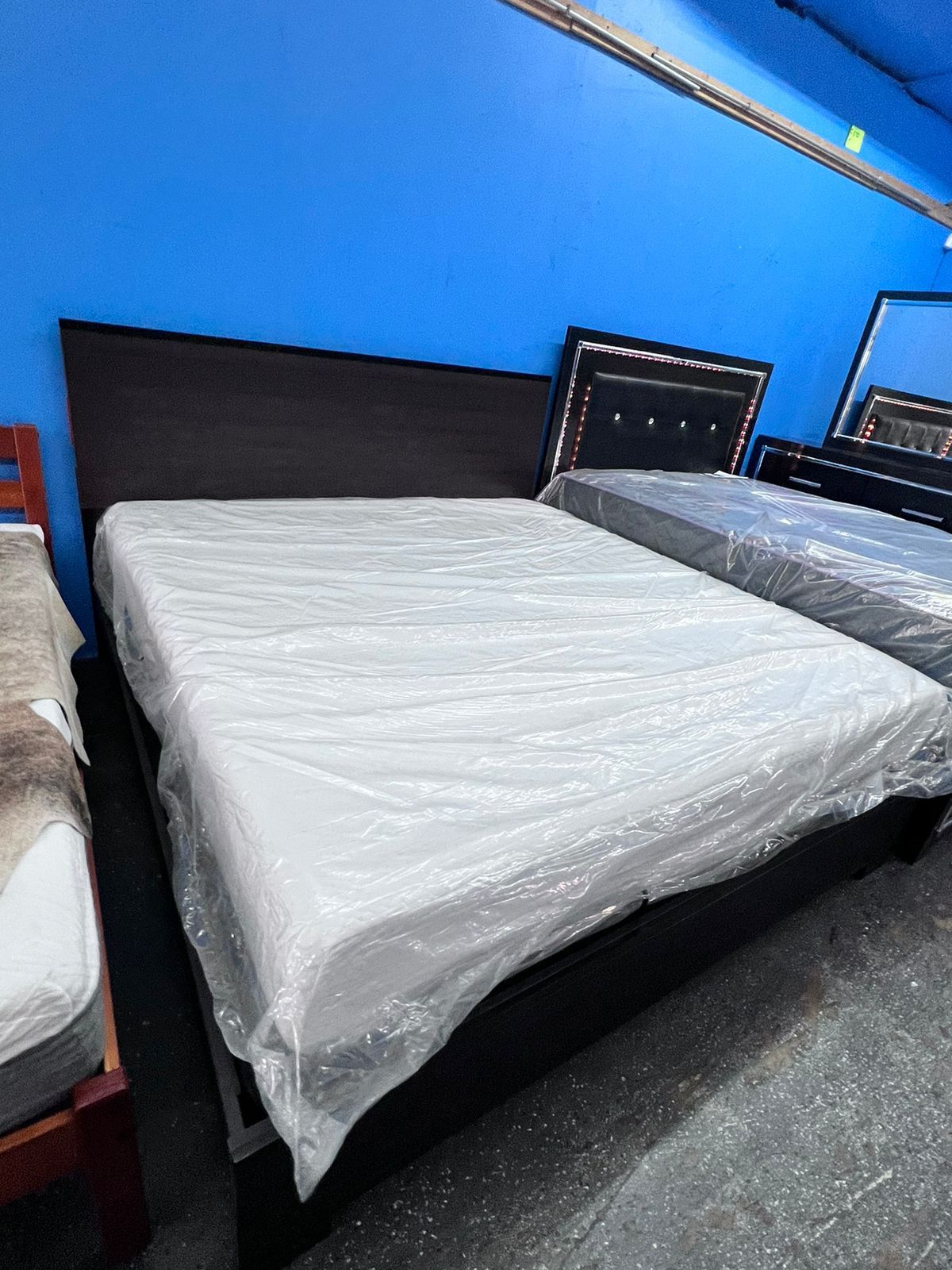 Queen Bed-frame With Mattress $549