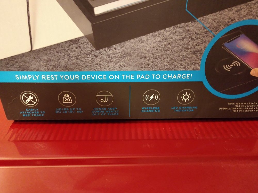 Wireless Charging Bunk Shelf Set Of 2