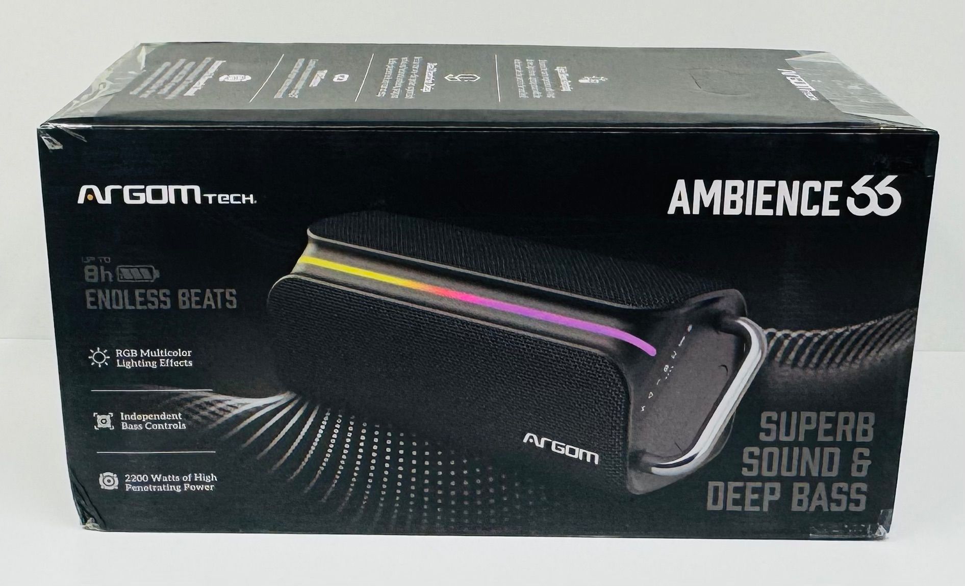 AMBIENCE 66 TWS WIRELESS BT PARTY SPEAKER WITH LED LIGHTS