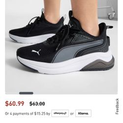 Size 4 Kids puma Amplifier Shoes