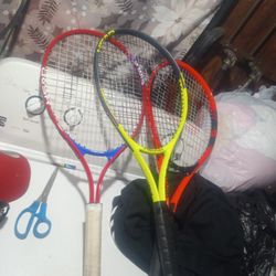 All 3 Tennis Rackets