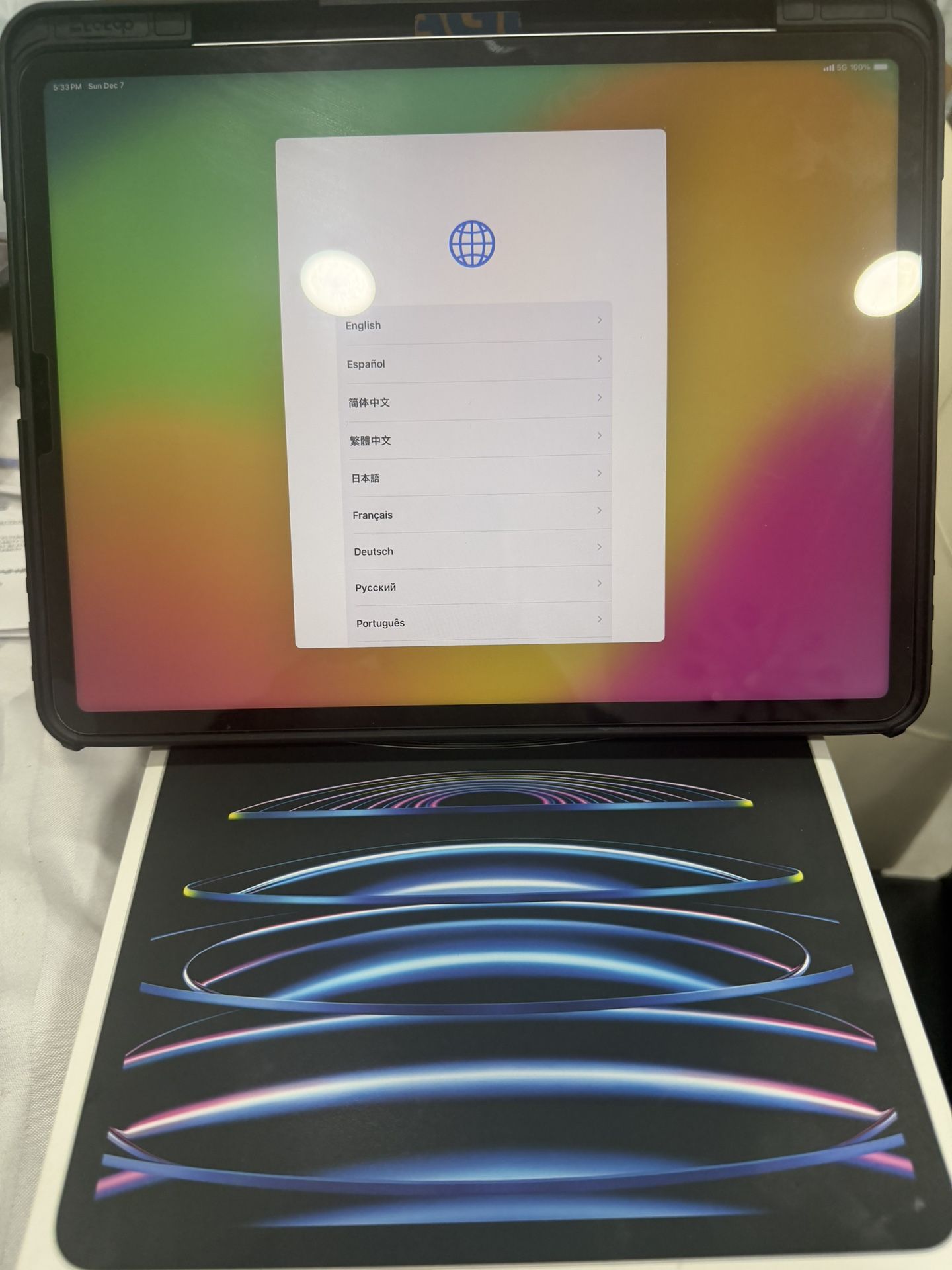 Apple iPad Pro 12.9 6G 1 TB WiFi /cellular Silver Super clean like new, barely used