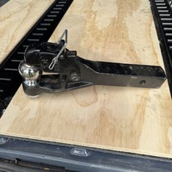 8 Ton Pintle Hook Pintle Hitch 2”Receiver With 2-15/16 Inch Trailer Ball