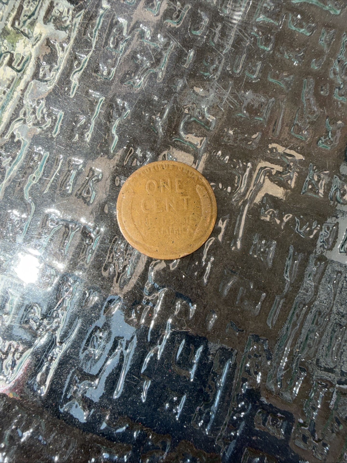 Wheat Penny 1918 No Mints Mark Errors L On The Rim Very Rare Lincoln Wheat Penny