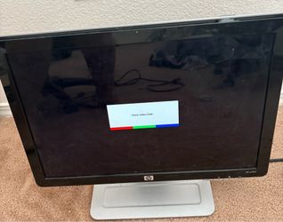 Hp w/1907 computer monitor