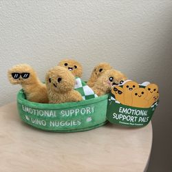 Emotional support pals Dinosaur nuggets plush toy