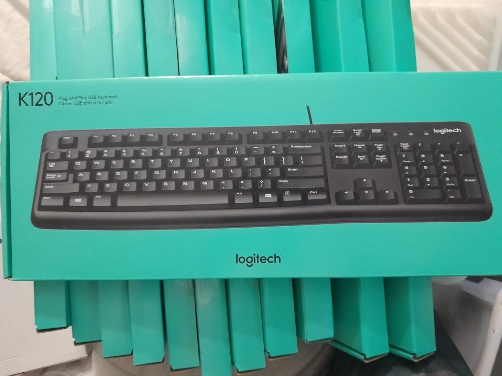 $25 FOR EVERYTHING! Logitech K120 USB Keyboard & Accessories.