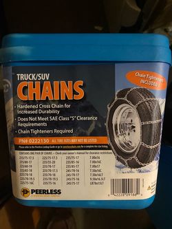Peerless Truck/SUV Snow Tire Chains