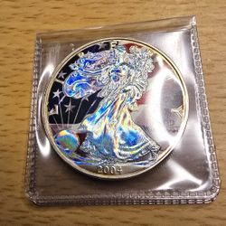 Holographic Silver Eagle