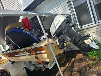 COMBO Jay bee  fishing boat 15.5ft, 4 motors, cover, trailer.
