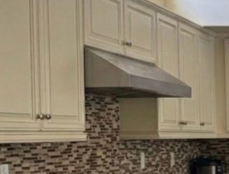 42” hood vent with upper cabinet box
