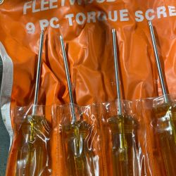 9 Piece Torque Screw Driver Set