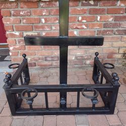 Iron Headstone Decorative Surround, Customizable