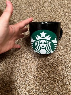 Starbucks Black Ceramic Coffee Mug
