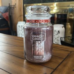 New! Yankee Candle Sparkling Fireflies Jar Candle 