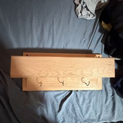 Hand made woodworking shelf