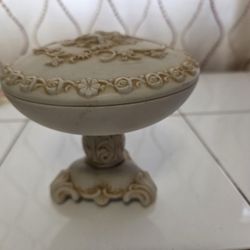 Lefton Porcelain Trinket Holder