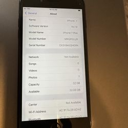 iPhone 7 Plus 32 GB AT&T